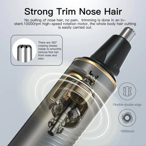 Nose Hair Trimmer - USB Rechargeable