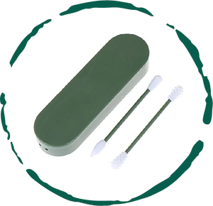 Reusable Silicone Cotton Swab -2 Pack