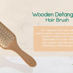 Wooden Detangling Hair Brush